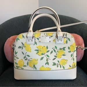 Kate Spade Lemon Canvas Purse